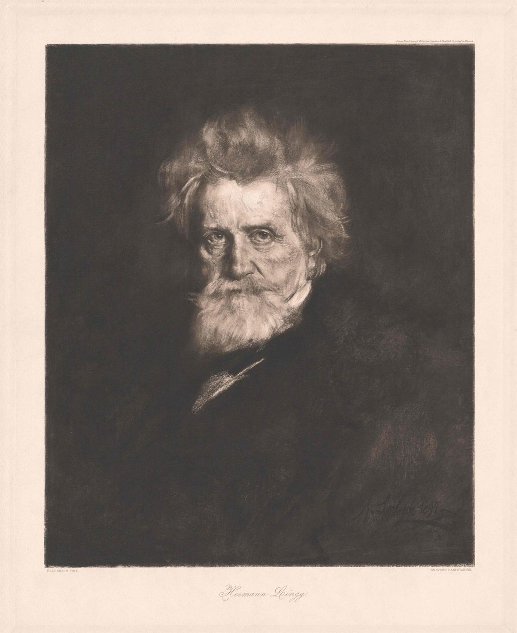 Hermann von Lingg (tisk) od Artist Unknown