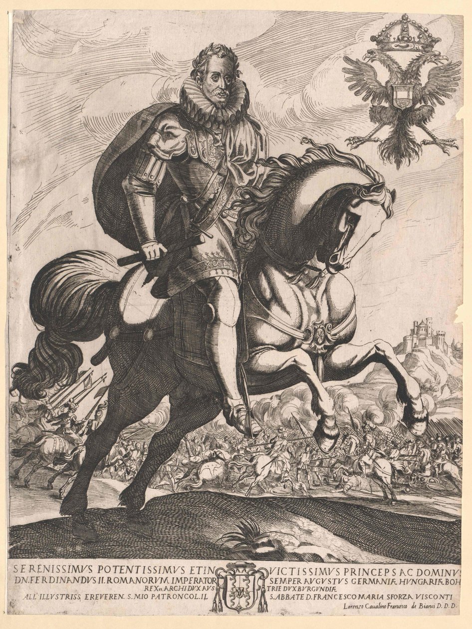 Císař Svaté říše římské Ferdinand II. od Artist Unknown