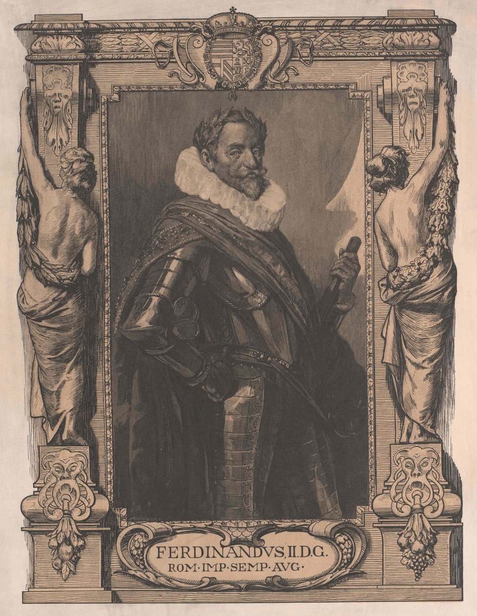 Císař Svaté říše římské Ferdinand II. od Artist Unknown