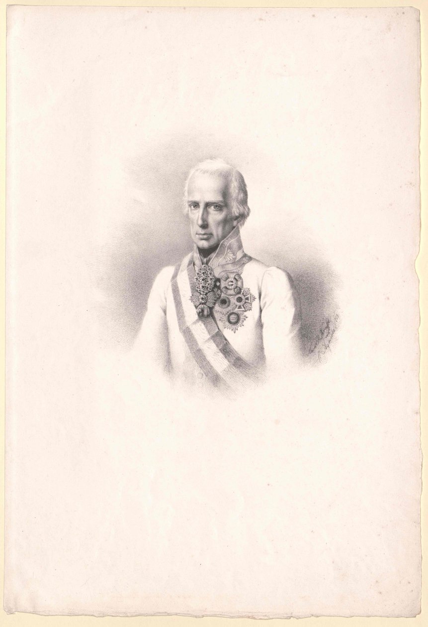 Císař Svaté říše římské František II. od Artist Unknown