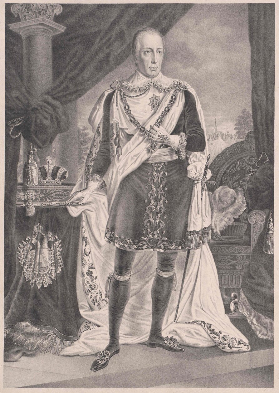 Císař Svaté říše římské František II. od Artist Unknown