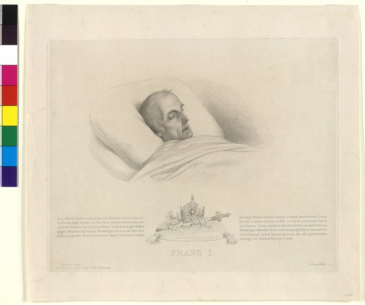 Císař Svaté říše římské František II. od Artist Unknown