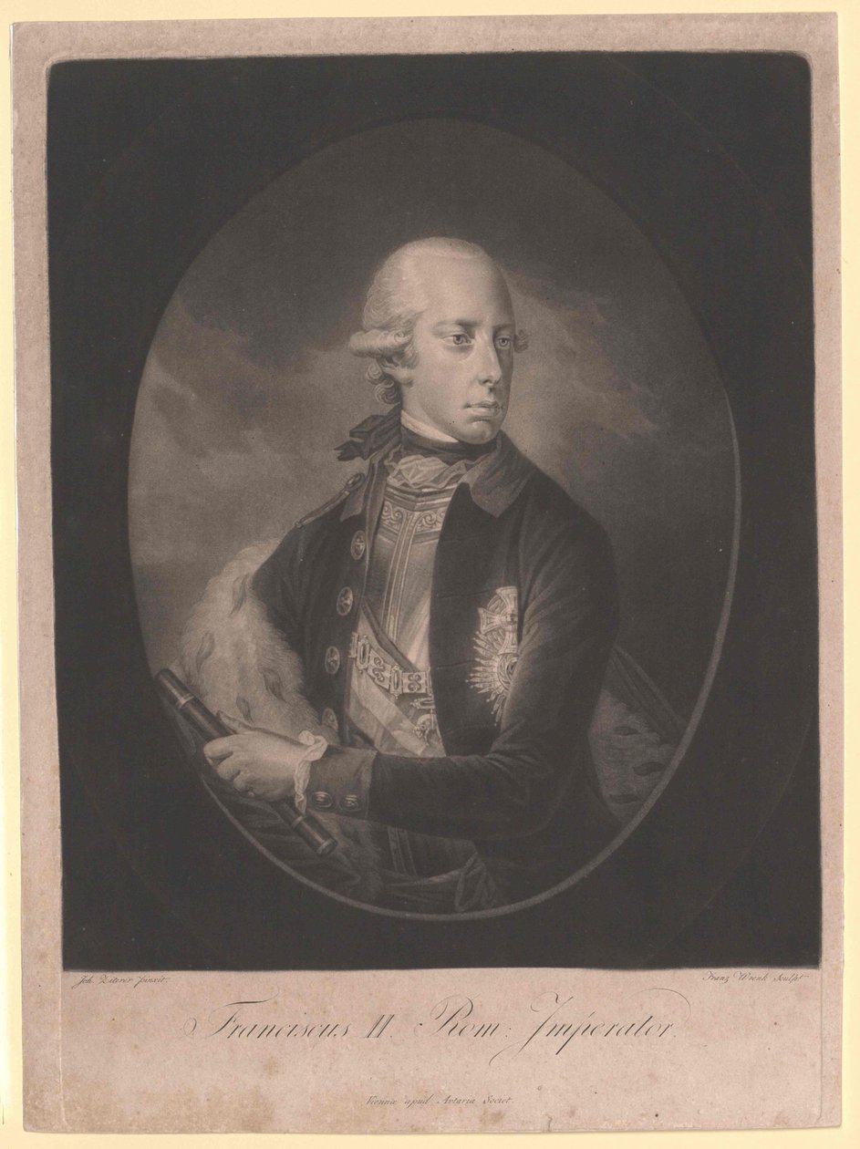 Císař Svaté říše římské František II. od Artist Unknown
