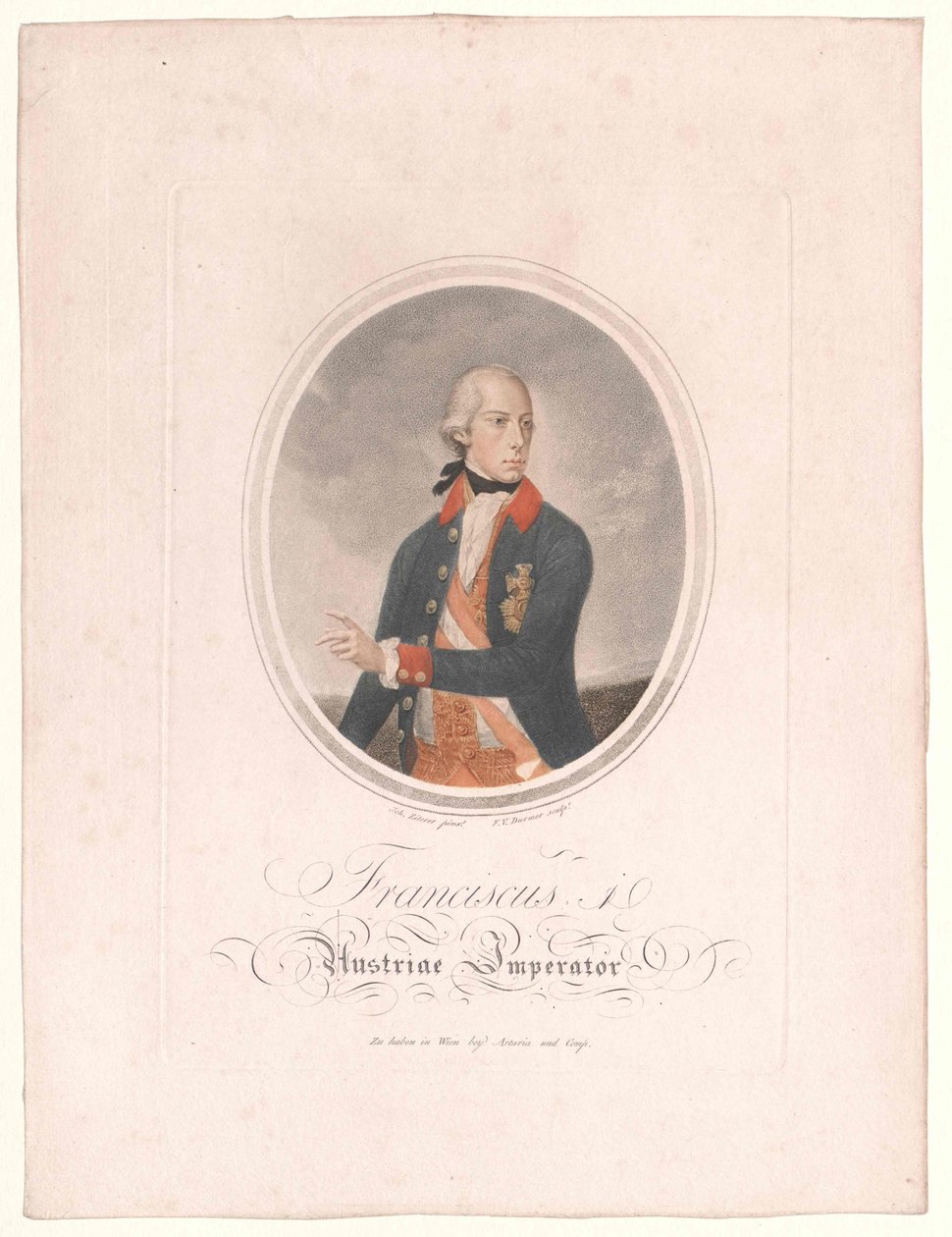 Císař Svaté říše římské František II. od Artist Unknown