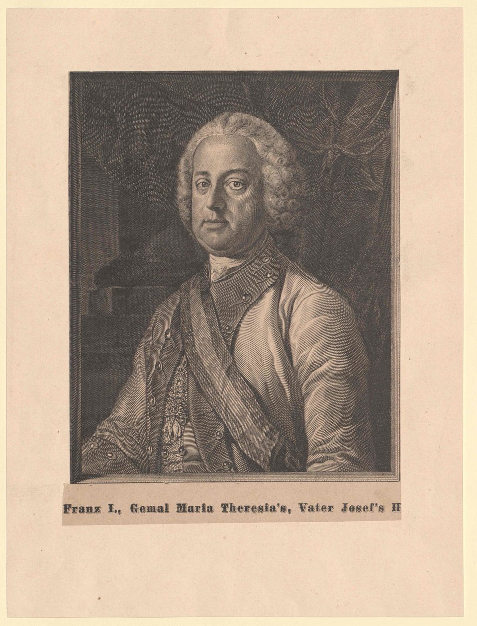 Císař Svaté říše římské František I. od Artist Unknown