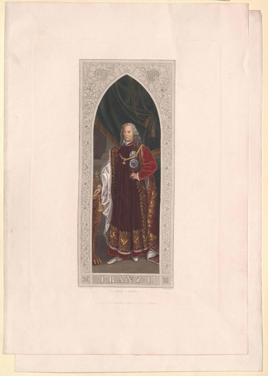 Císař Svaté říše římské František I. od Artist Unknown