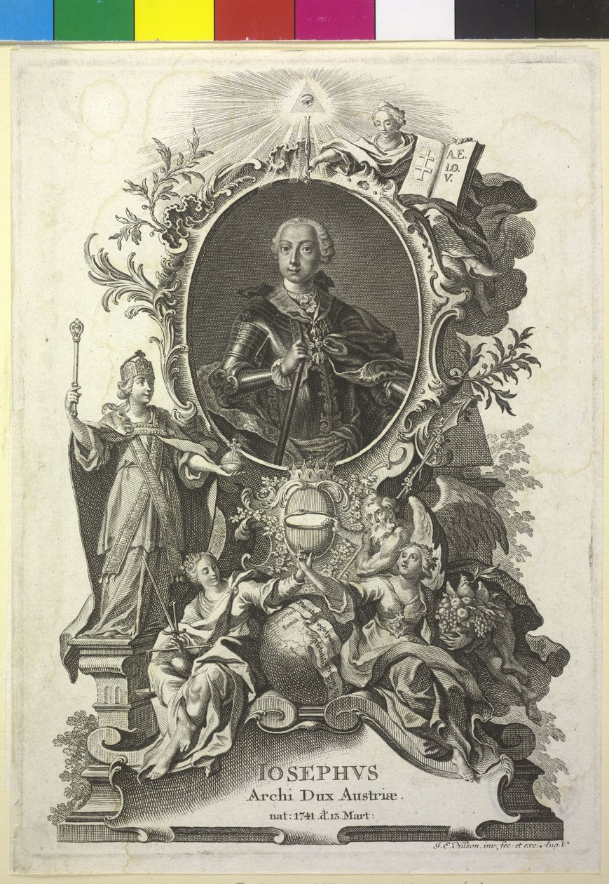 Císař Svaté říše římské Josef II. od Artist Unknown