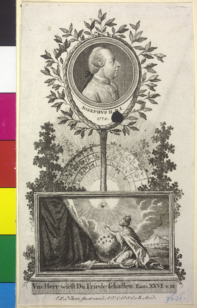 Císař Svaté říše římské Josef II. od Artist Unknown