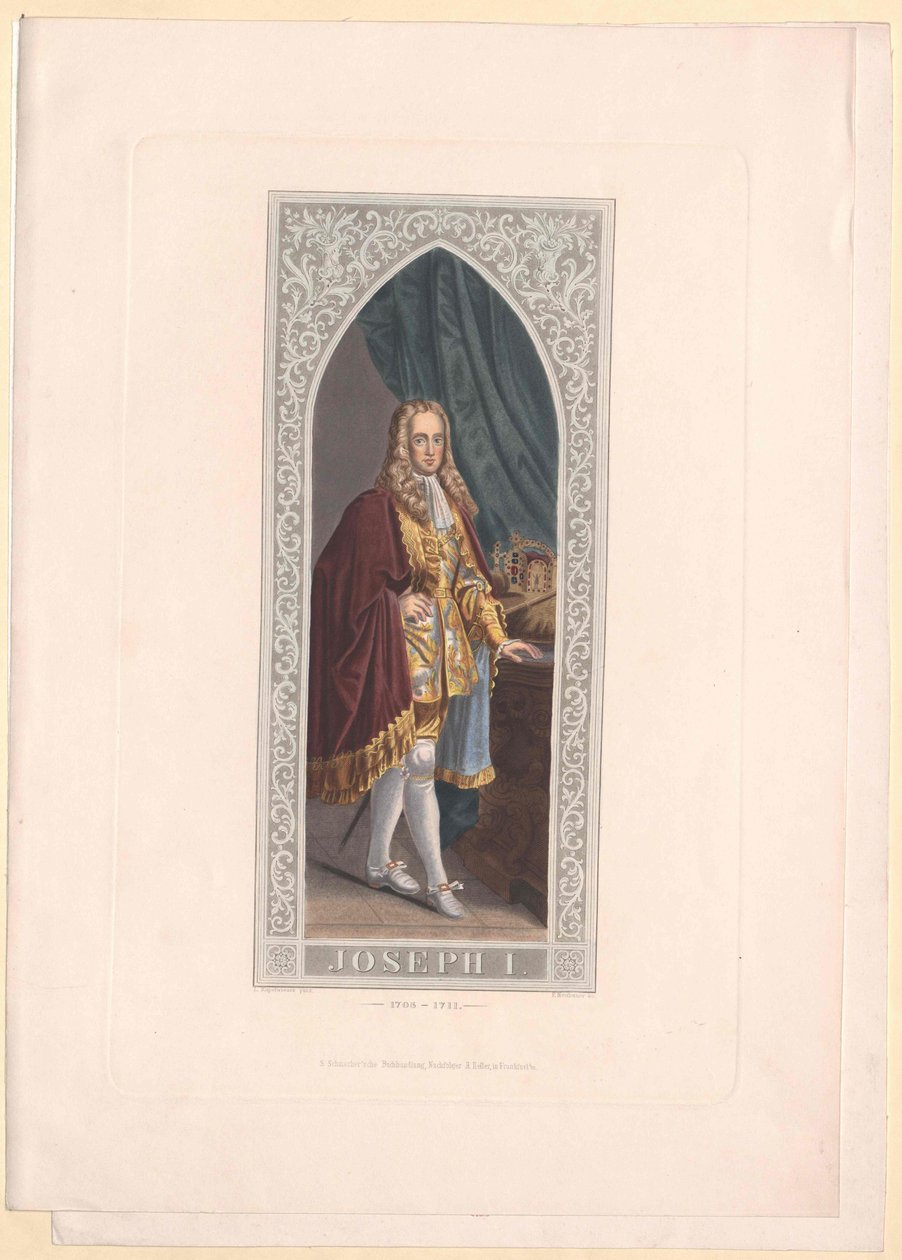 Císař Svaté říše římské Josef I. od Artist Unknown