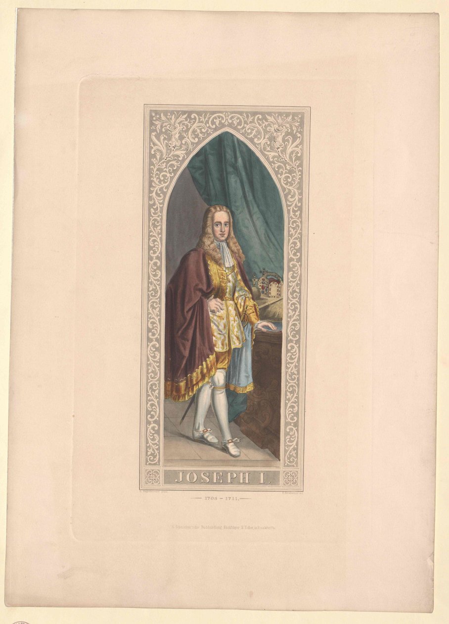 Císař Svaté říše římské Josef I. od Artist Unknown