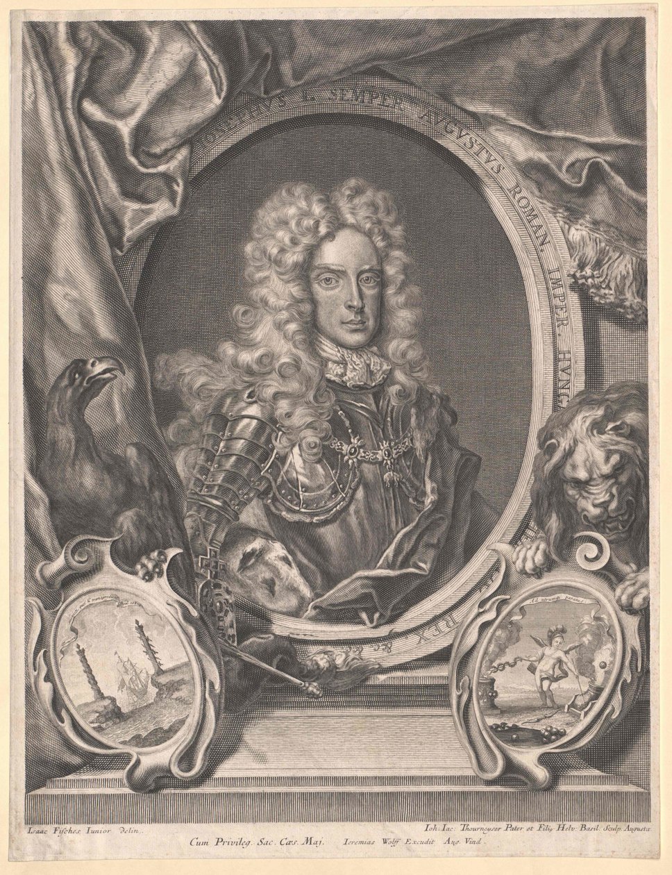 Císař Svaté říše římské Josef I. od Artist Unknown