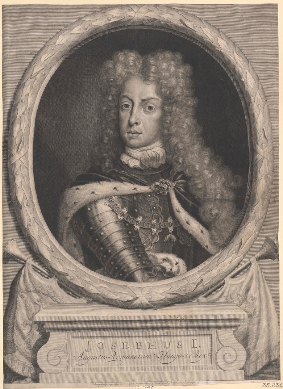 Císař Svaté říše římské Josef I. od Artist Unknown