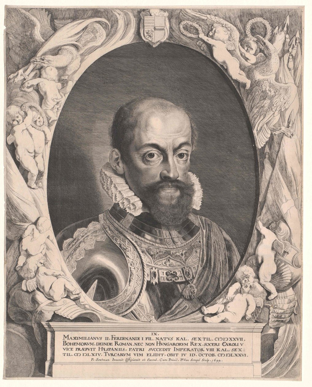 Císař Svaté říše římské Maxmilián II. od Artist Unknown
