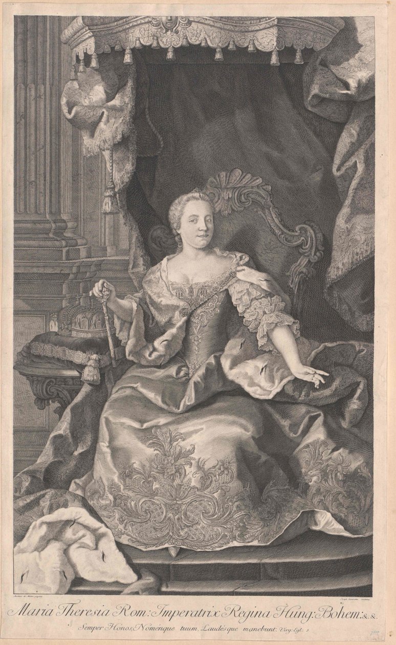 Svatá římská císařovna Marie Terezie od Artist Unknown