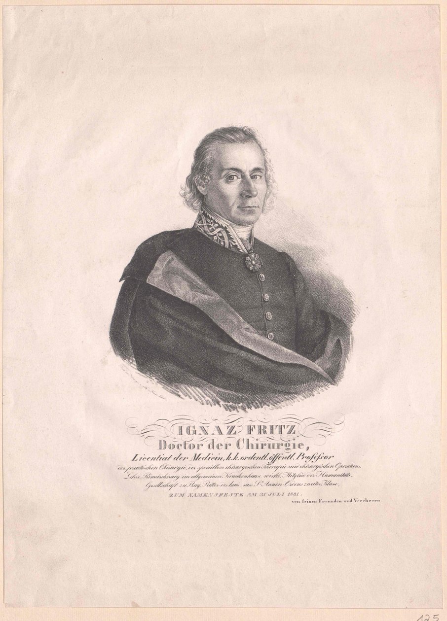 Ignác Fritz od Artist Unknown