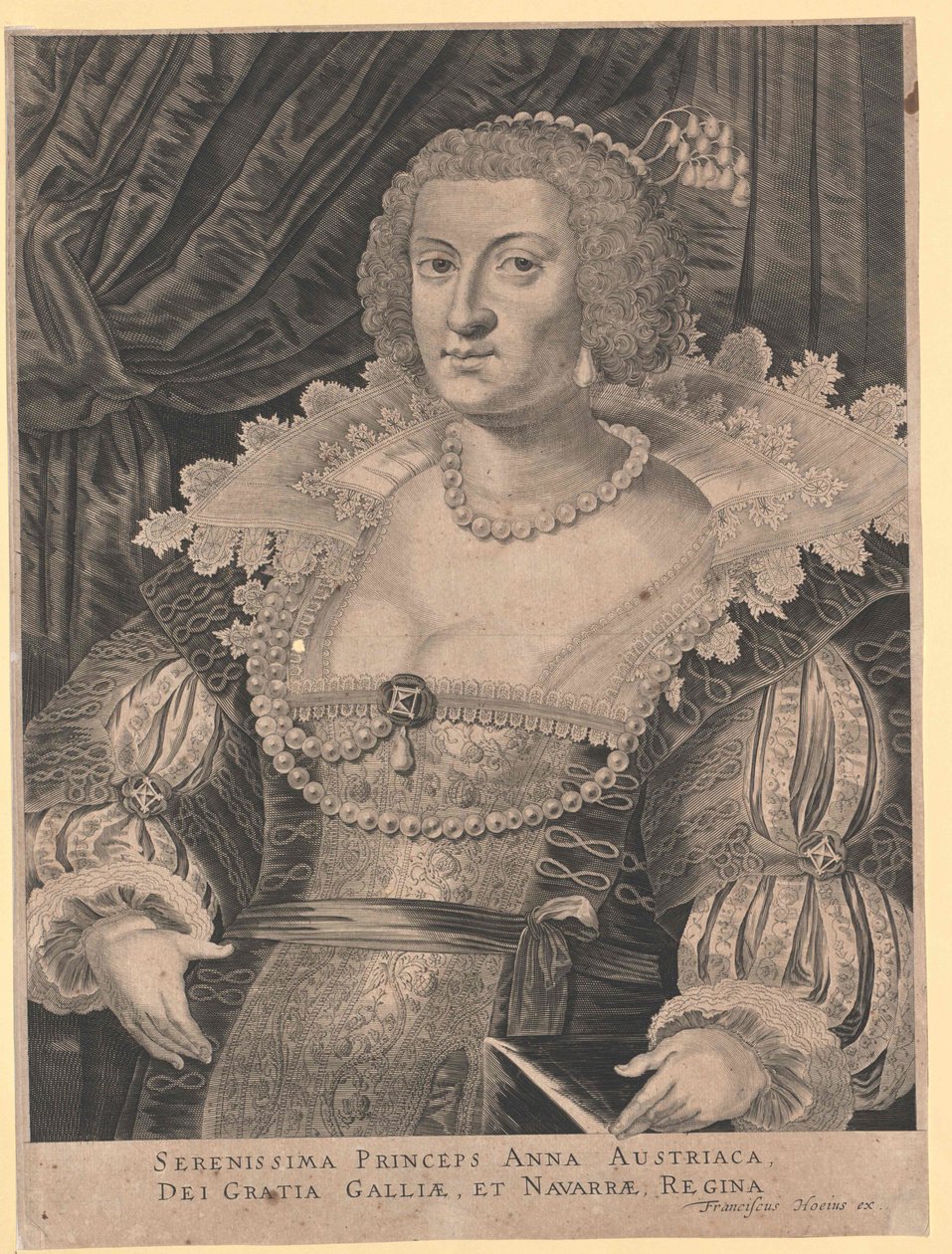 Španělská infantka Anna od Artist Unknown