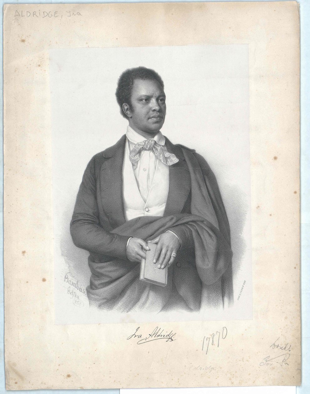 Ira Frederick Aldridge od Artist Unknown