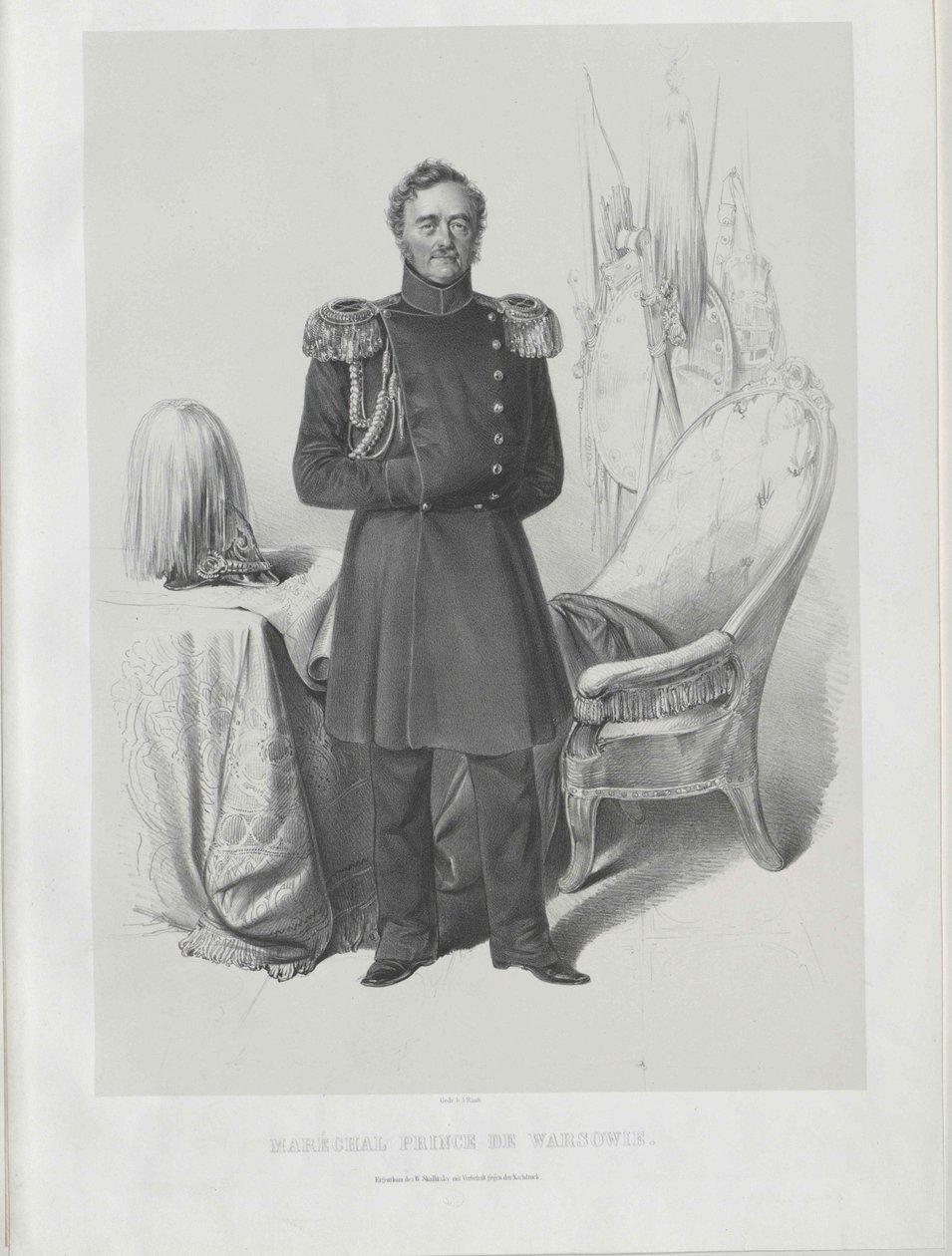 Ivan hrabě Paskevich-Erivan od Artist Unknown