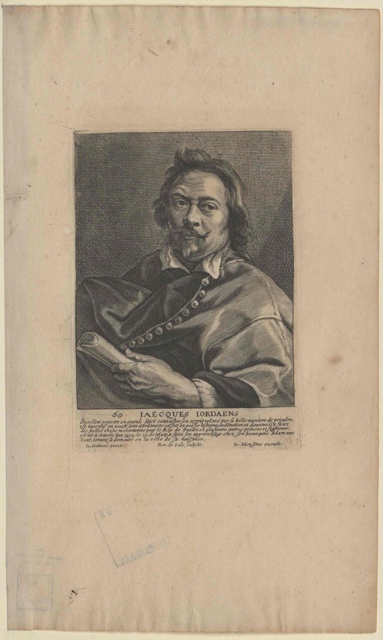Jakob Jordaens (tisk) od Artist Unknown