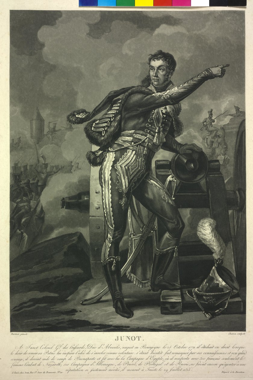 Jean Andoche Junot (rytina) od Artist Unknown