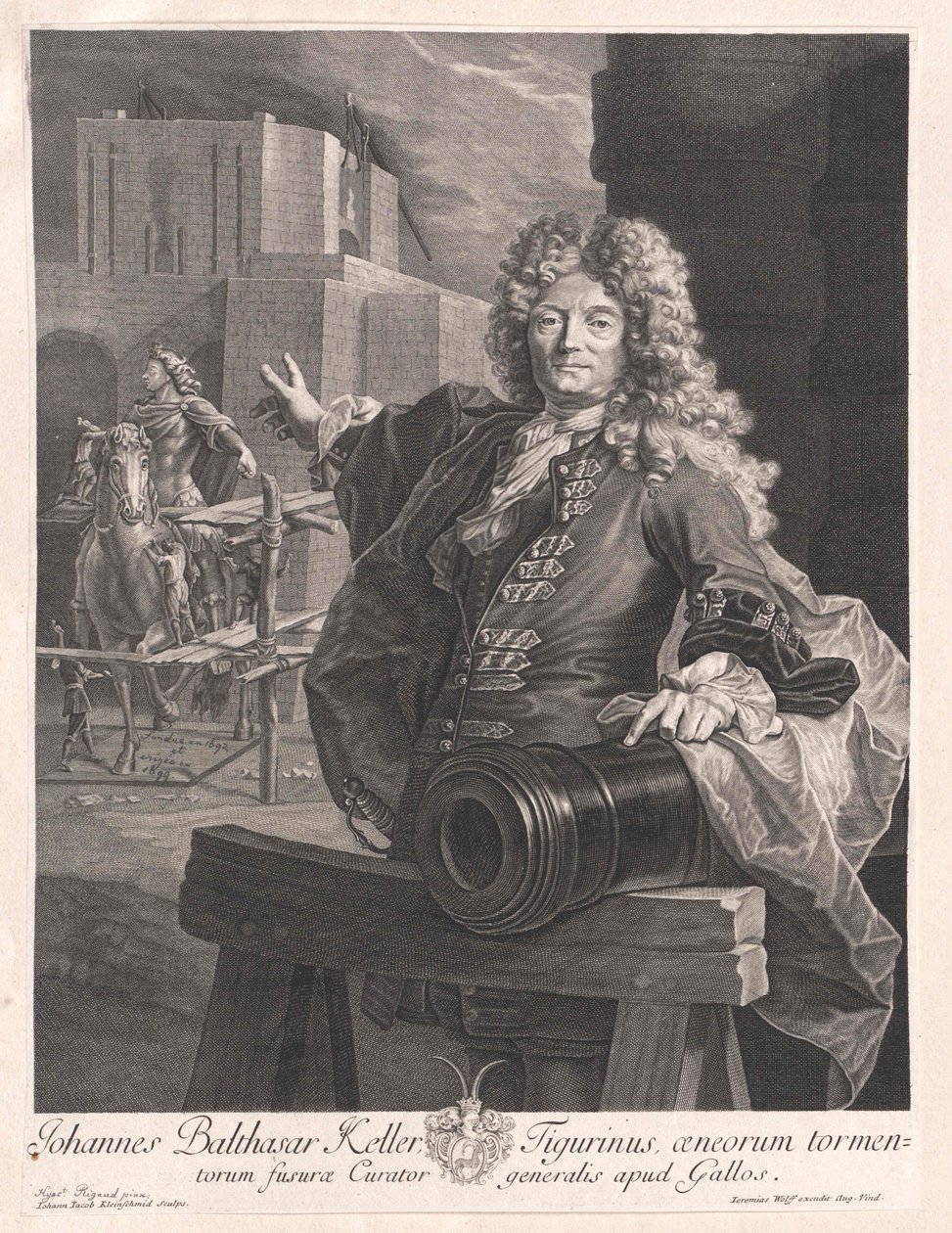 Jean Balthazar Keller od Artist Unknown