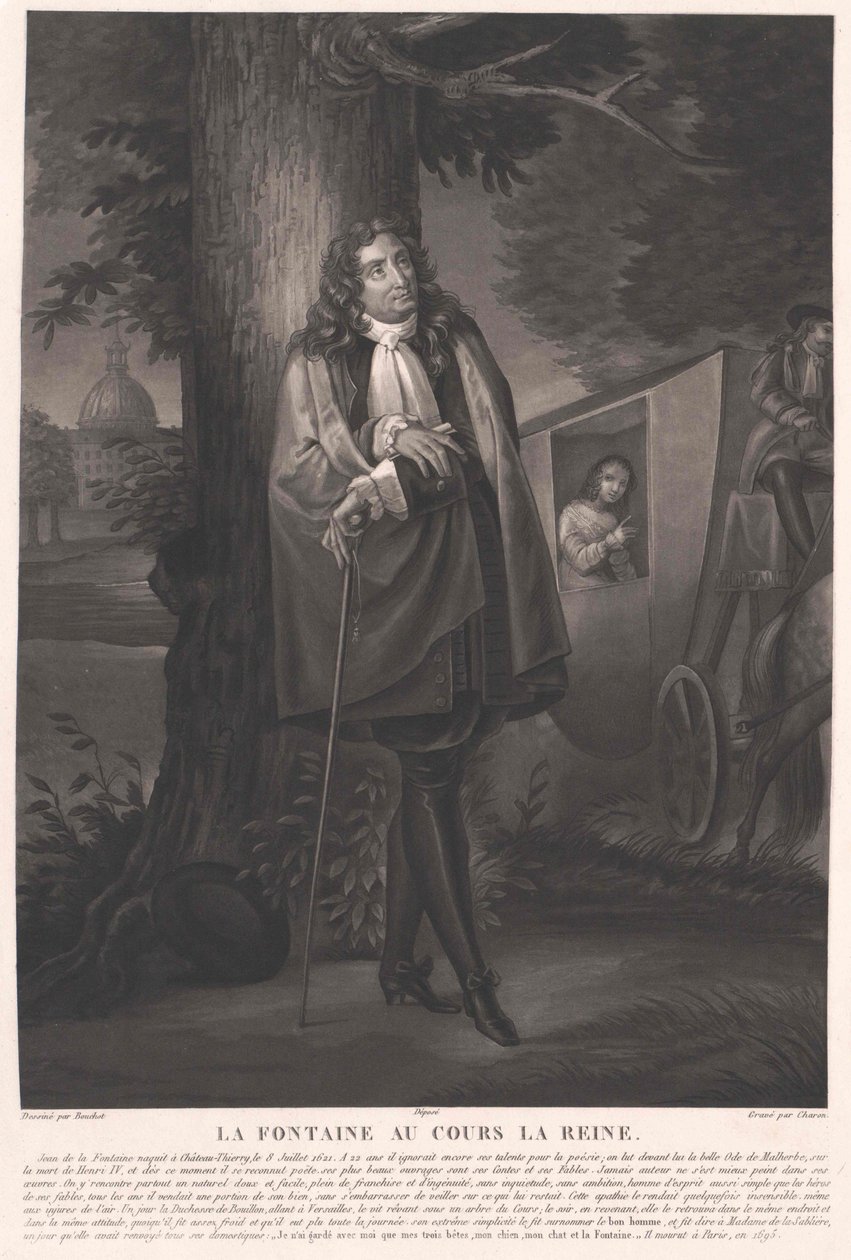 Jean de La Fontaine od Artist Unknown