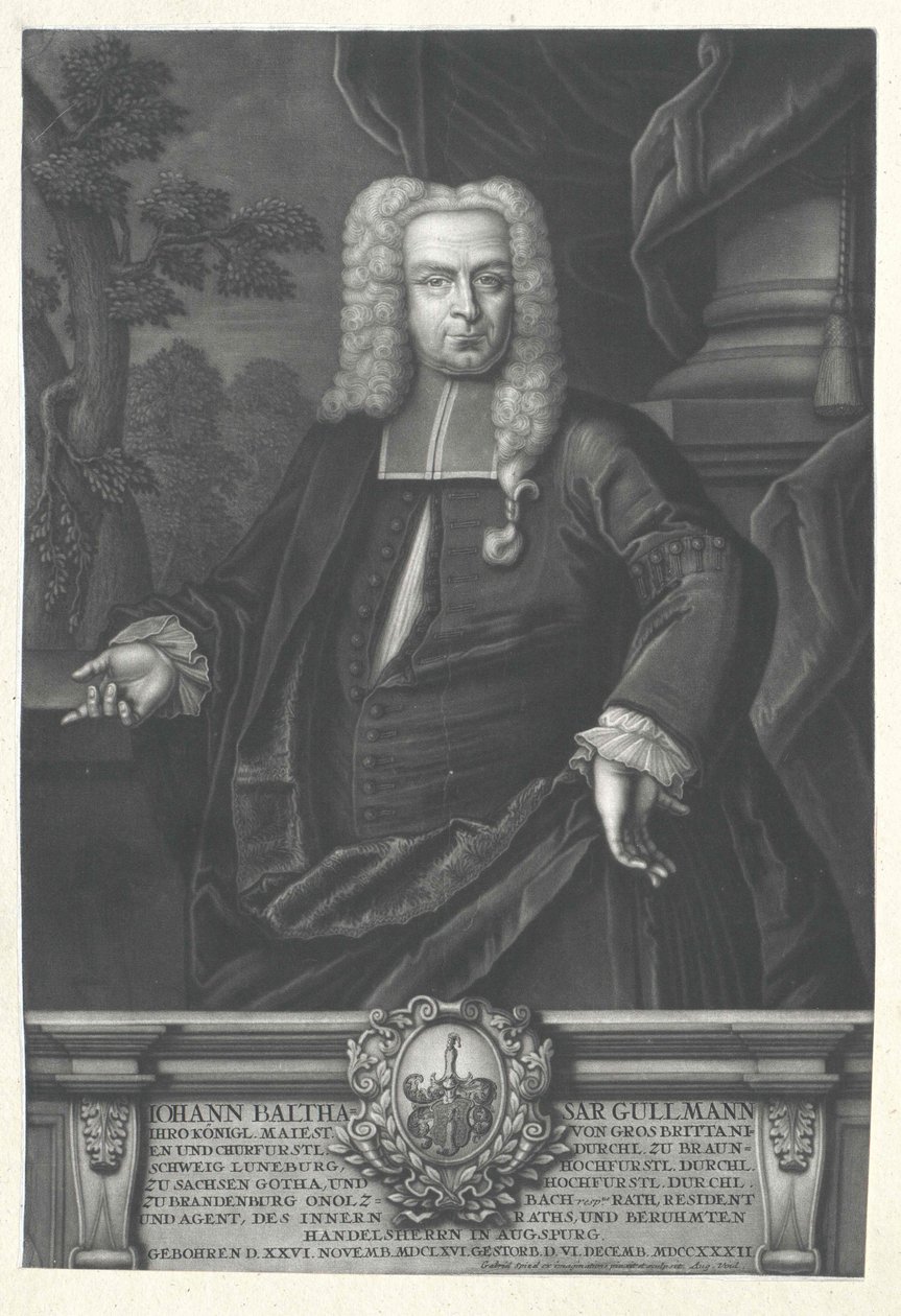 Pan Johann Balthazar Gullmann od Artist Unknown