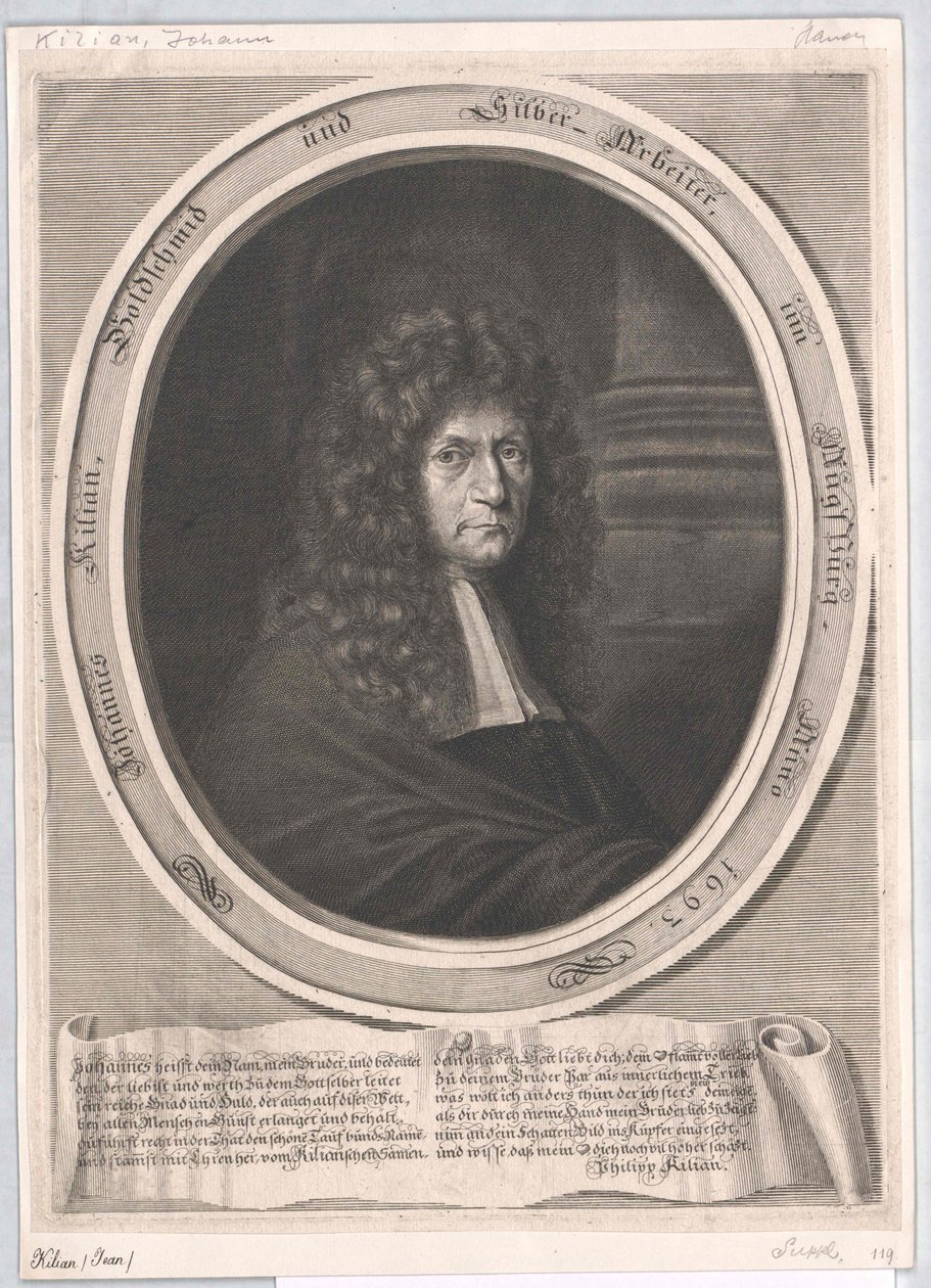 Johann Baptist Kilian od Artist Unknown