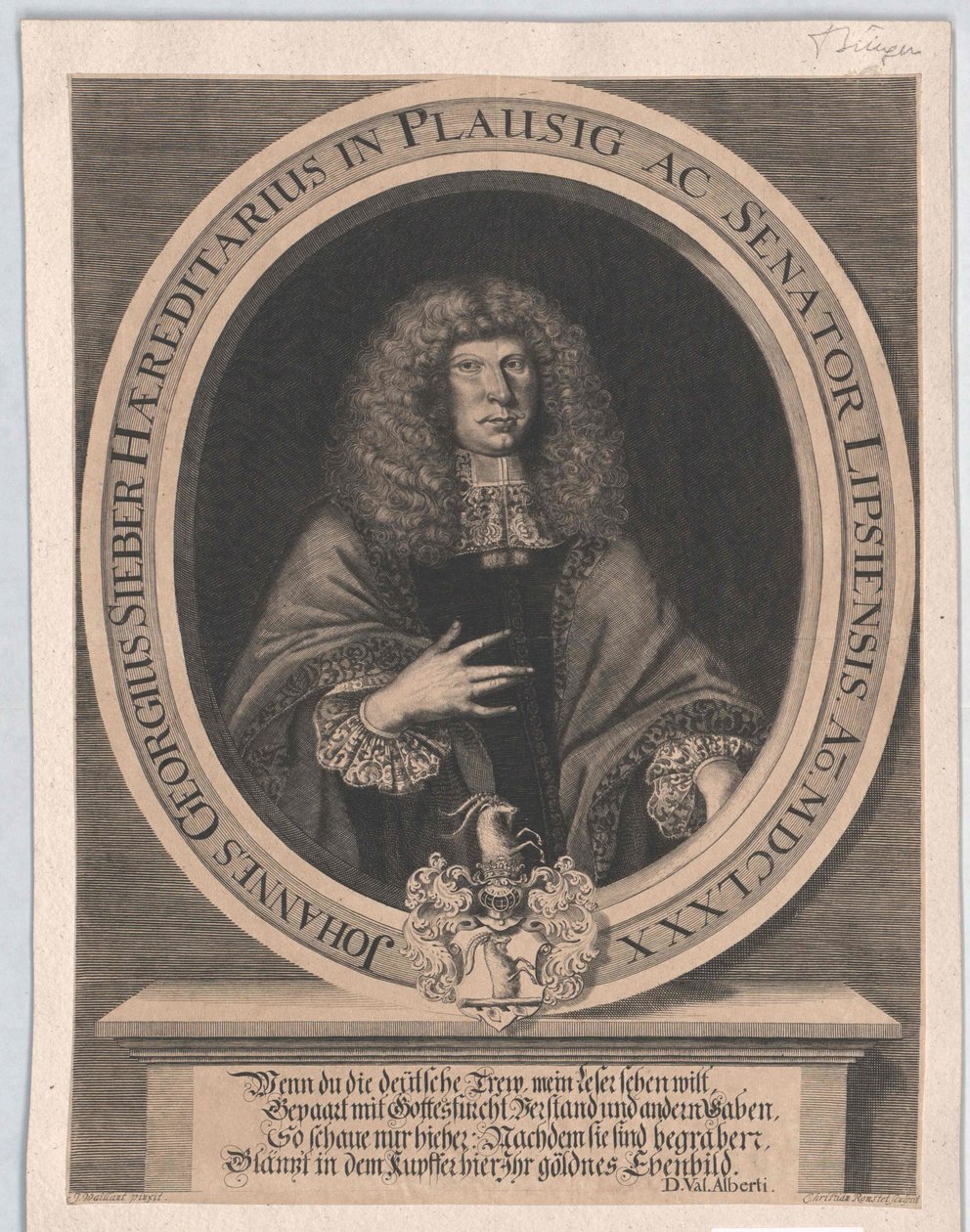 Pan Johann Georg Sifter od Artist Unknown
