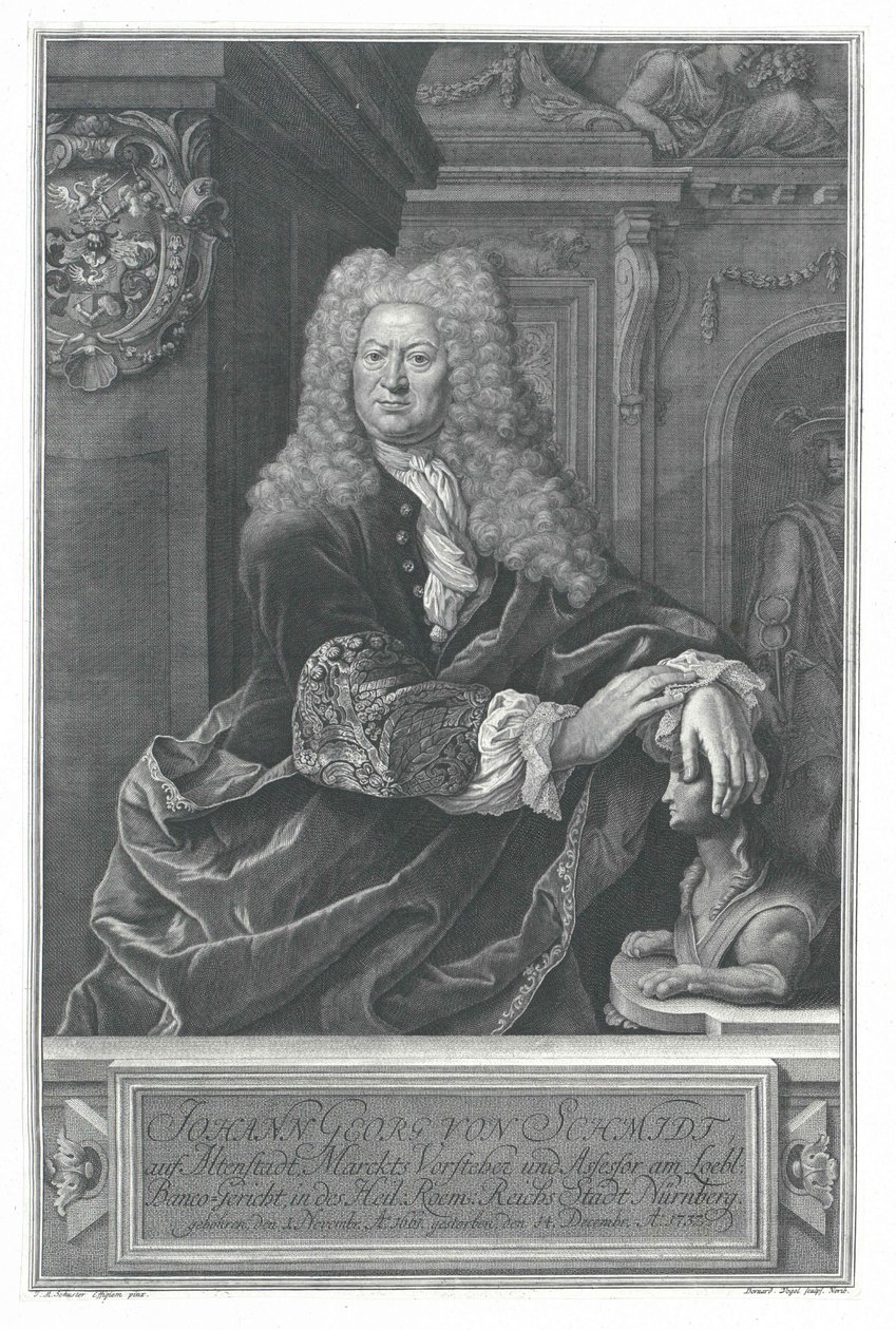 Johann Georg von Schmidt in Altenstadt od Artist Unknown