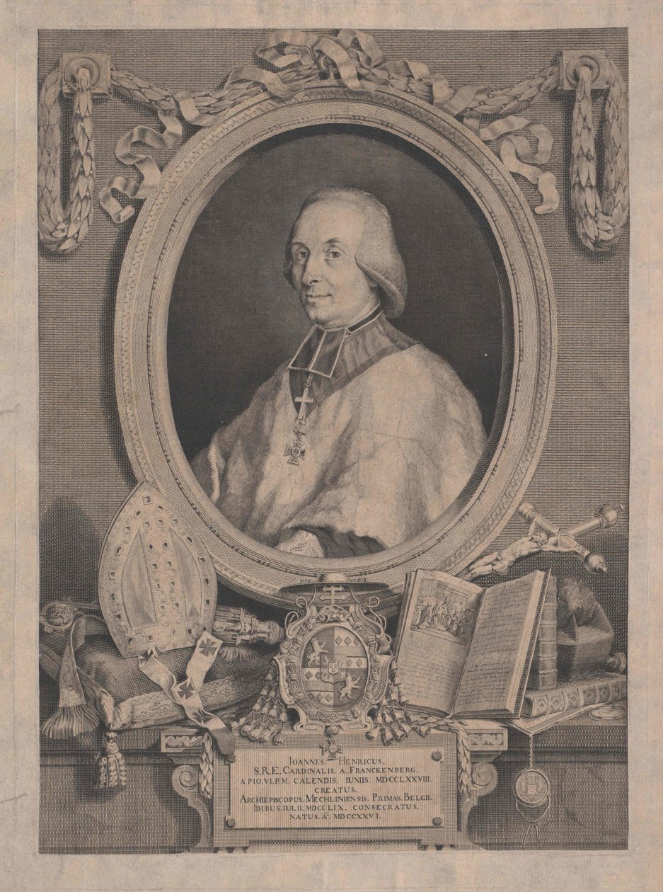 Johann Henry hrabě Frankenberg od Artist Unknown