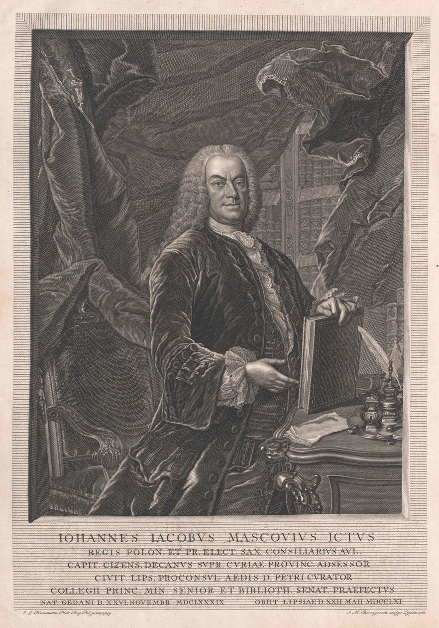 Johann Jakob Mascov od Artist Unknown