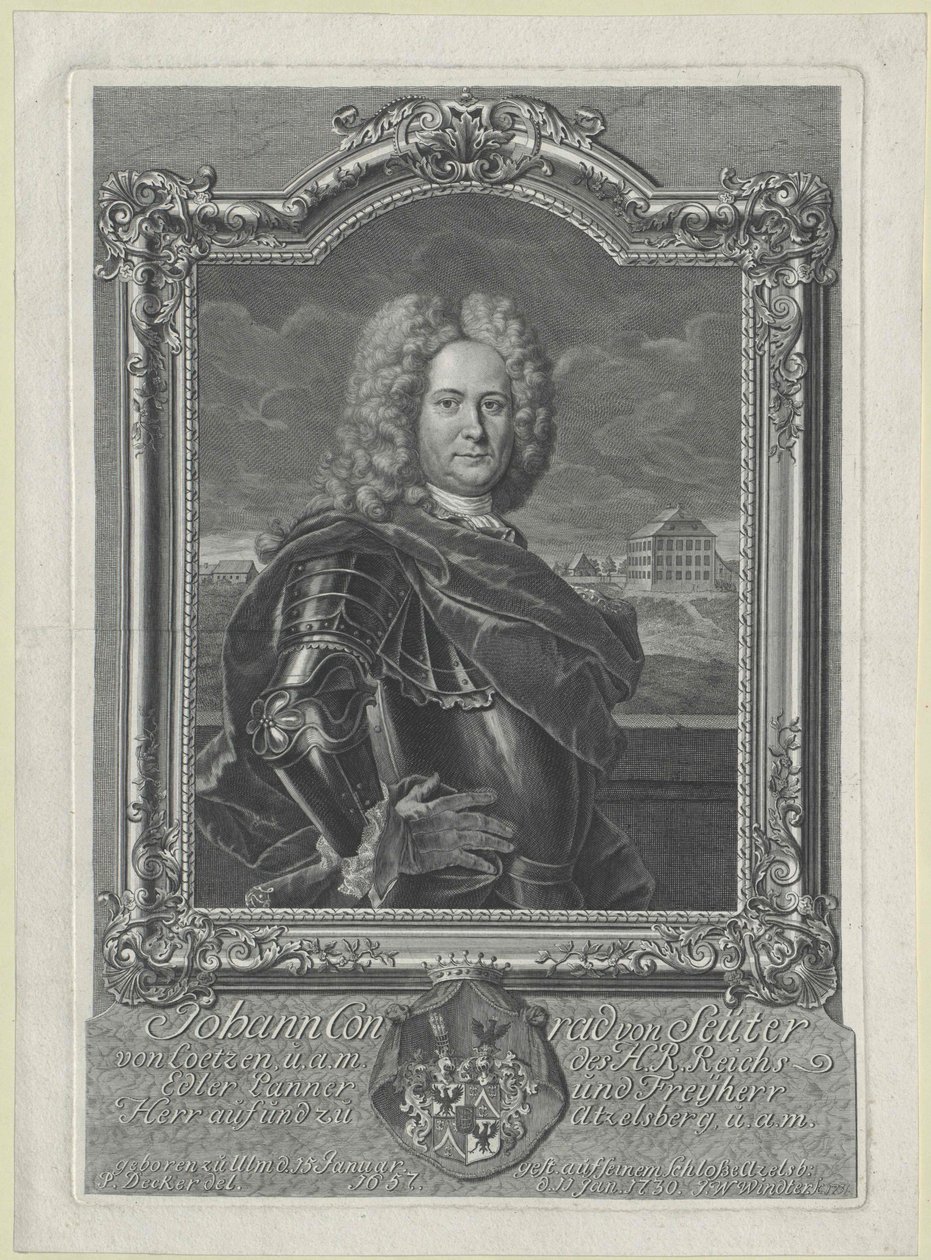 Johann Konrad baron Seutter-Loetzen od Artist Unknown