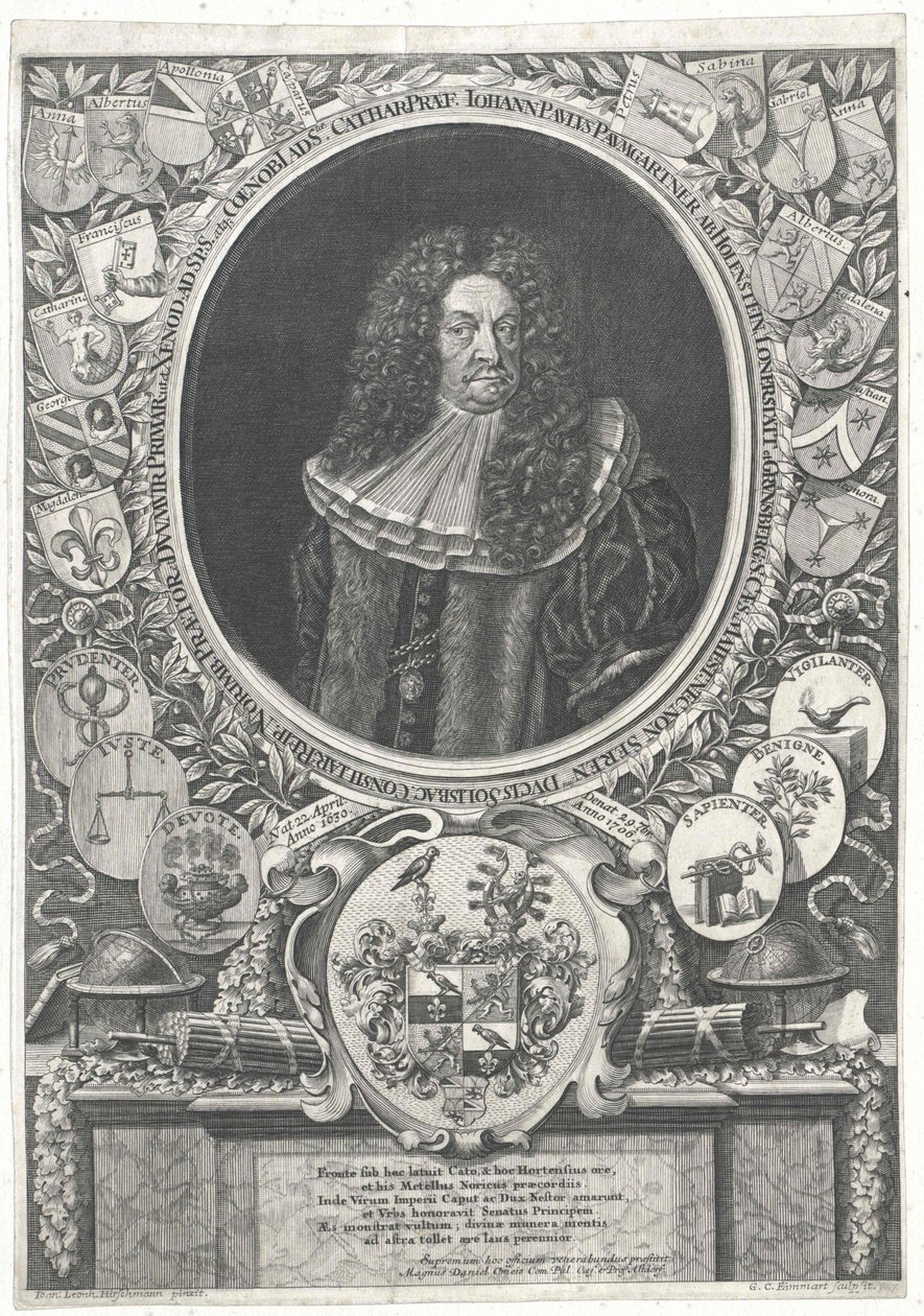 Johann Paul Paumgartner z Holensteinu a Lonnerstadtu od Artist Unknown