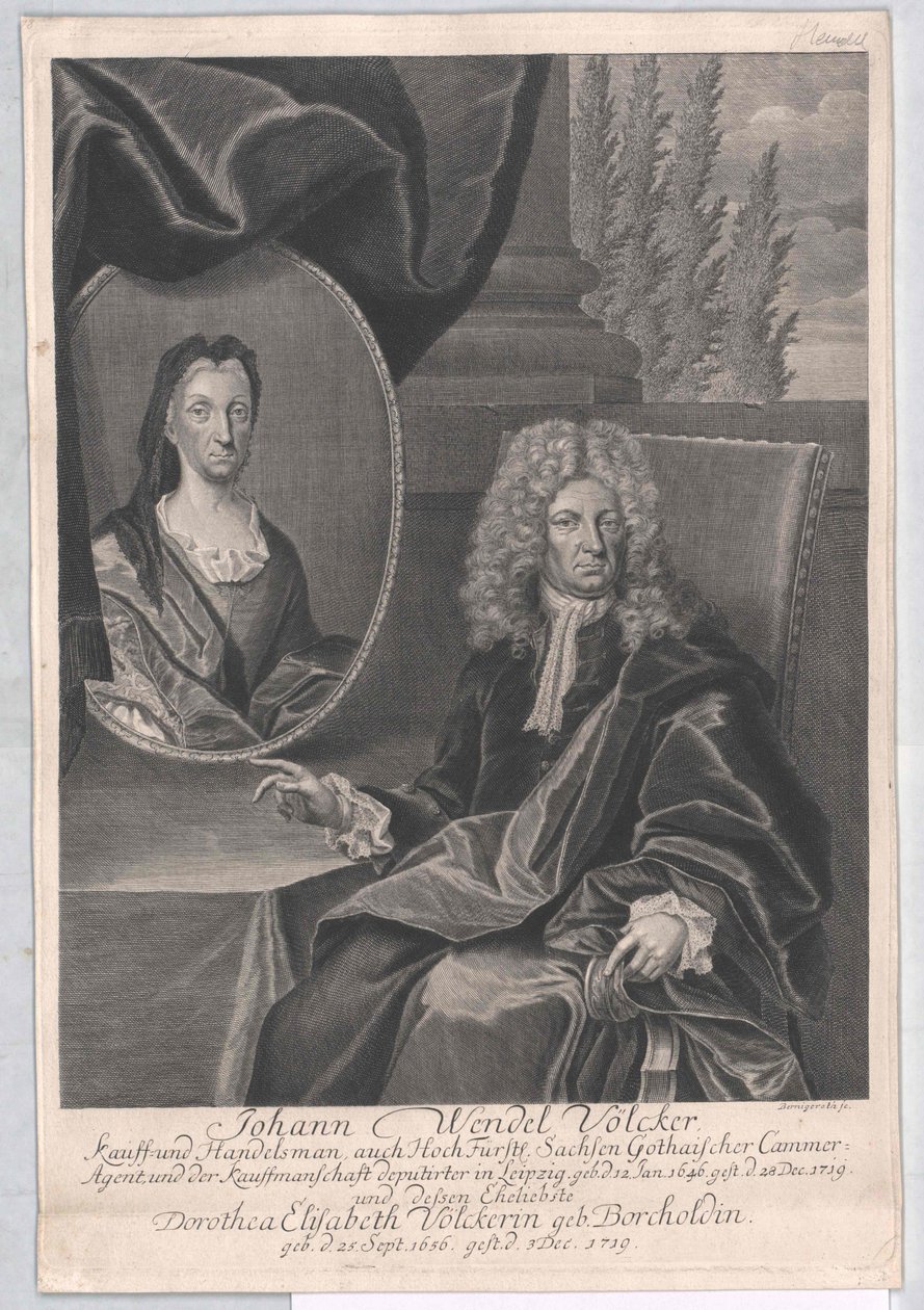 Johann Wendel Voelcker (tisk) od Artist Unknown