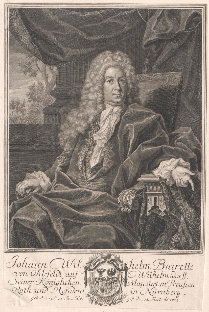 Johann Wilhelm Buirette-Oehlefeld od Artist Unknown