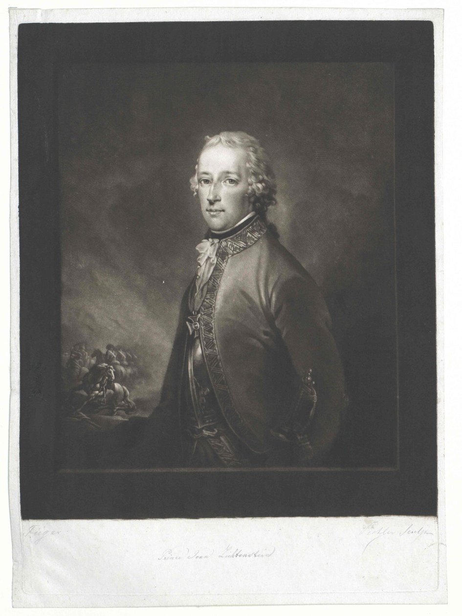 Johann hrabě z Lichtenštejna od Artist Unknown