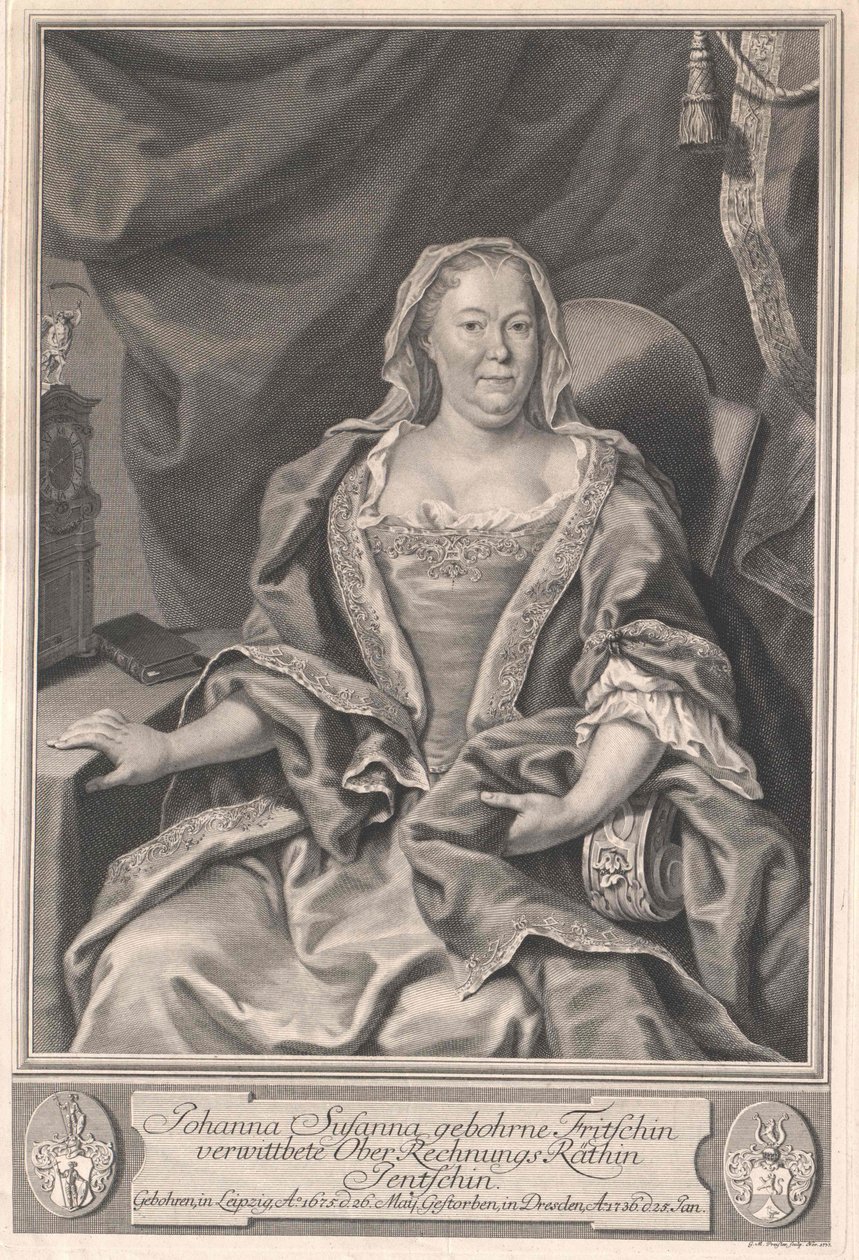 Johanna Susanna Fritsch od Artist Unknown