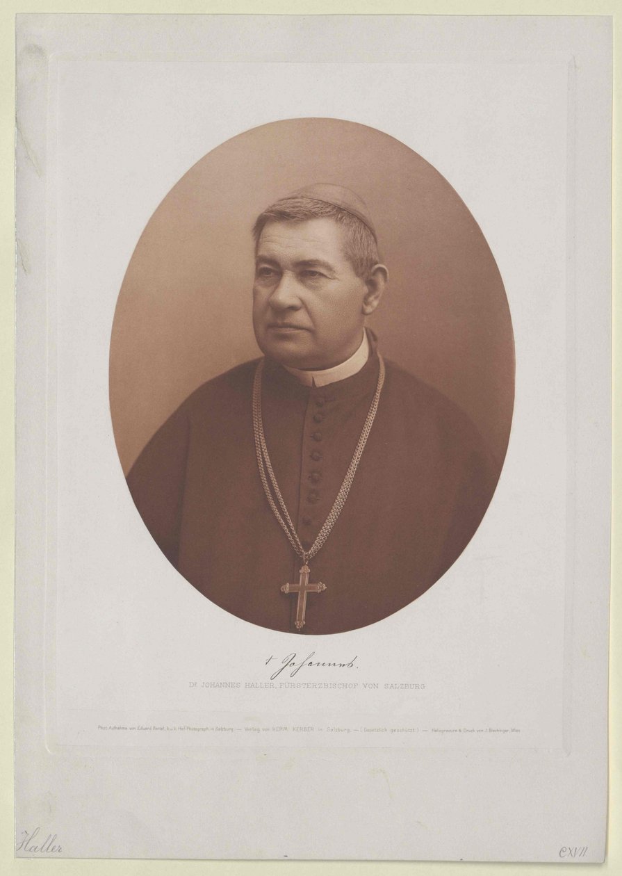 Johannes Haller (tisk) od Artist Unknown