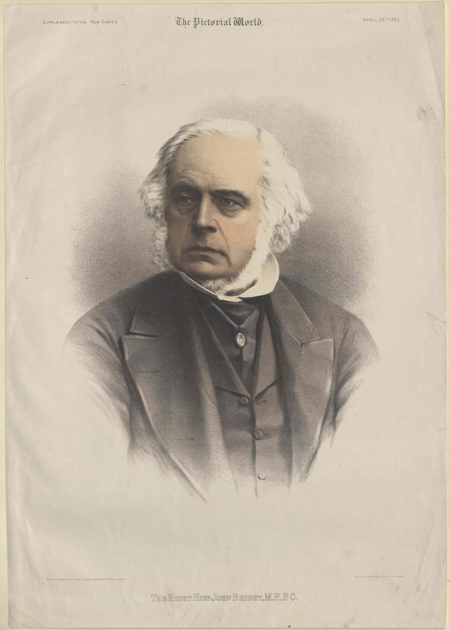 John Bright (tisk) od Artist Unknown