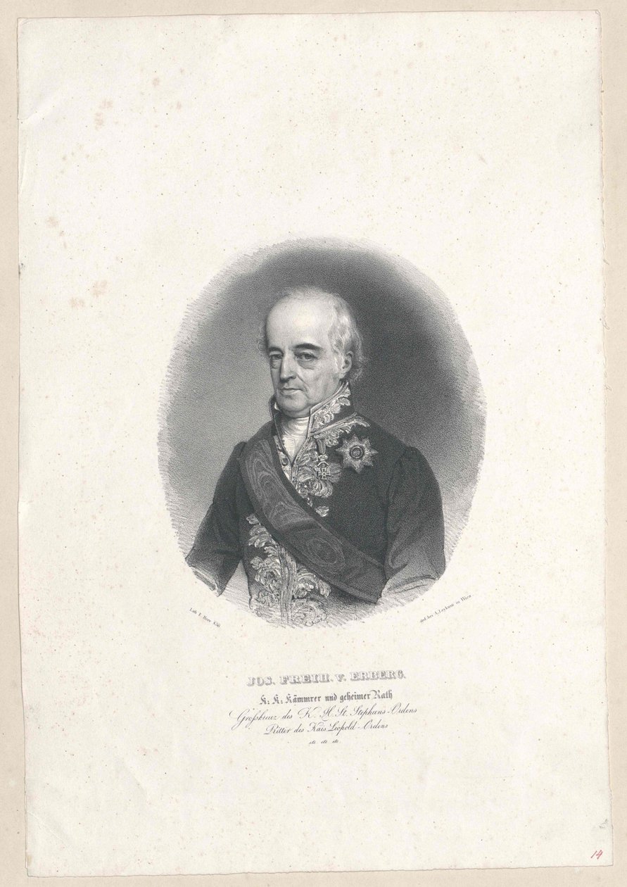 Joseph Augustin baron von Erberg od Artist Unknown