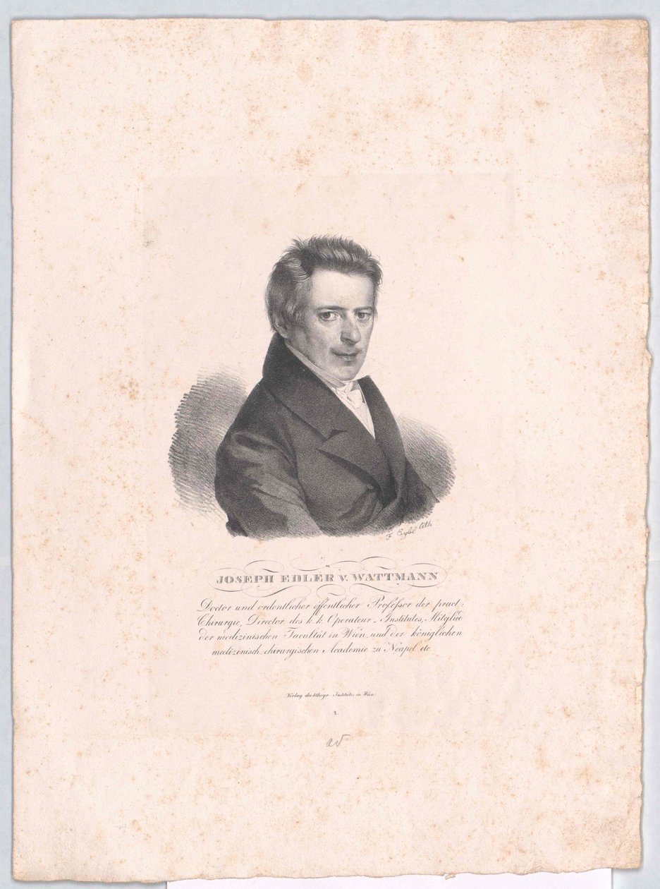 Joseph baron Wattmann-Maelcamp-Beaulieu (tisk) od Artist Unknown
