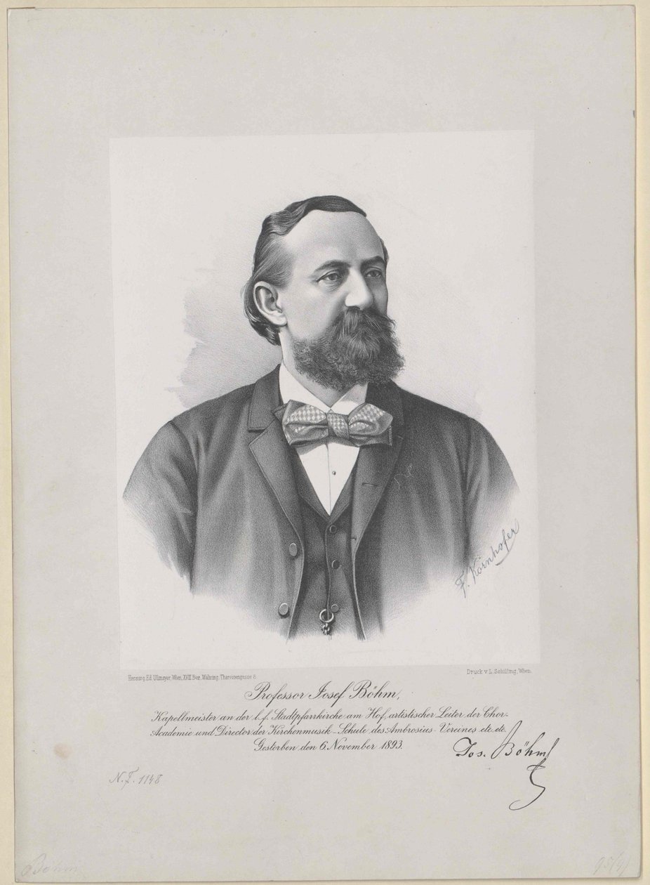 Joseph Boehm (tisk) od Artist Unknown
