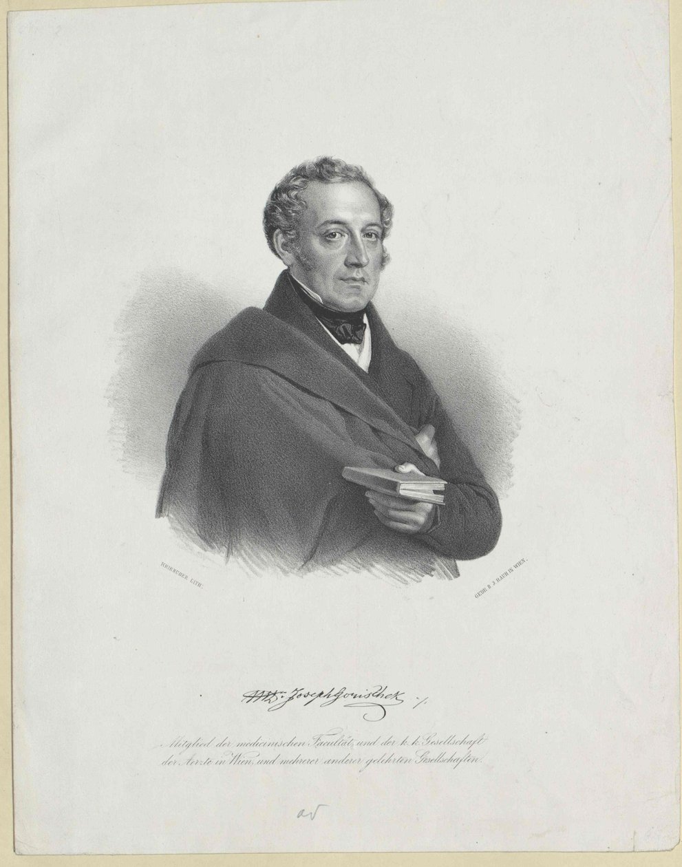 Joseph Gorischek (tisk) od Artist Unknown