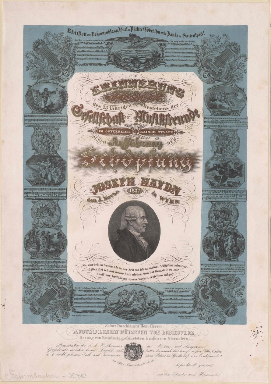 Joseph Haydn od Artist Unknown