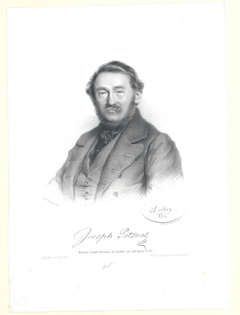 Joseph Petzval od Artist Unknown