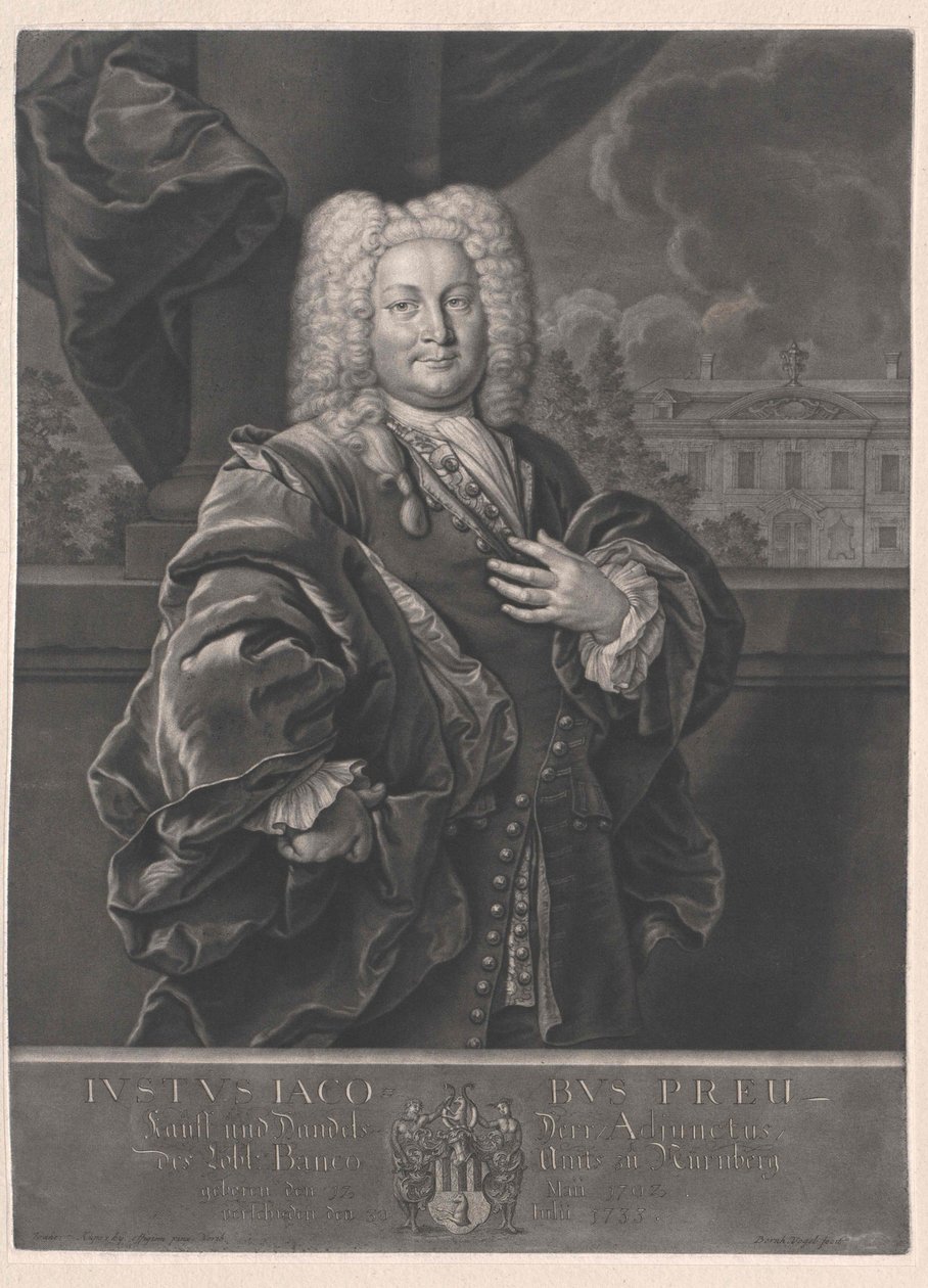 Justus Jacob Preu od Artist Unknown