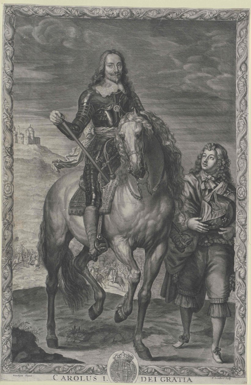 Anglický král Karel I. od Artist Unknown