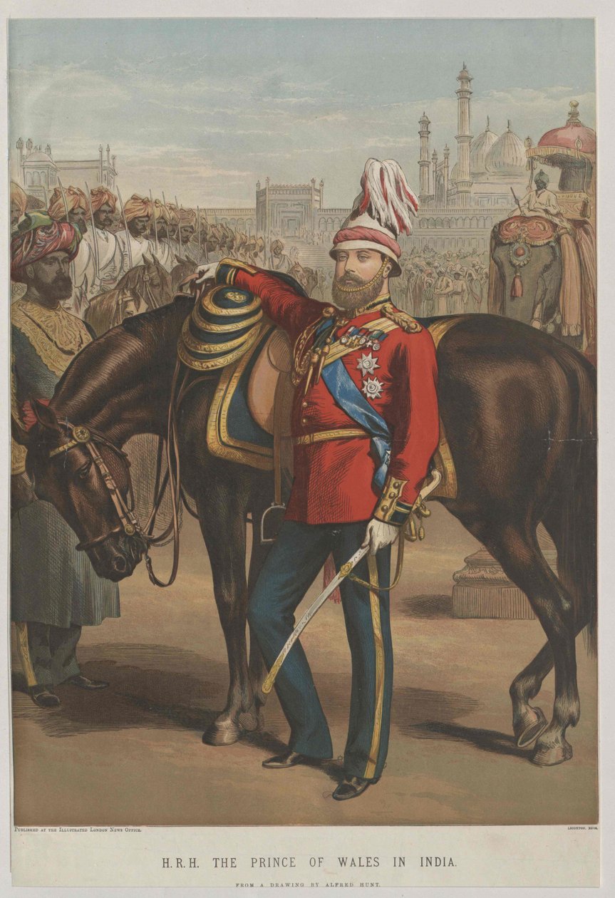 Anglický král Eduard VII od Artist Unknown