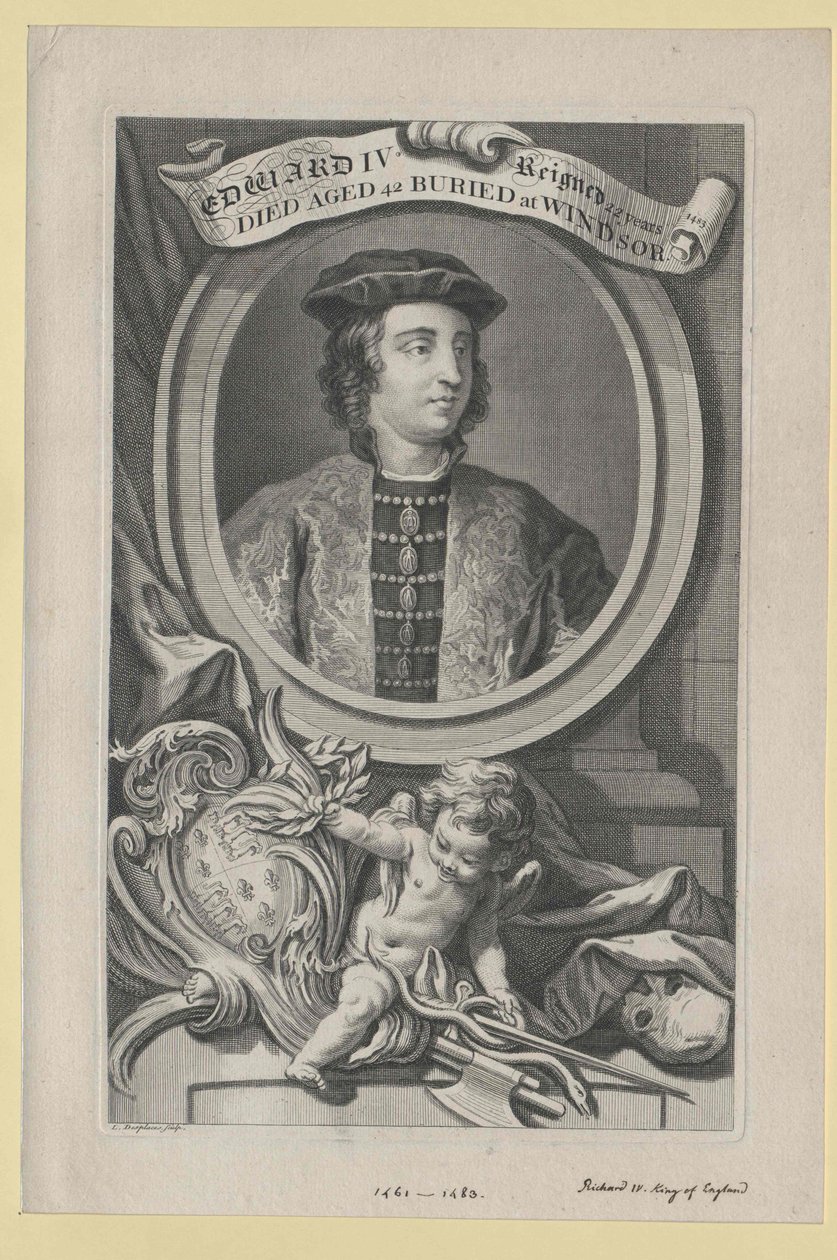 Anglický král Eduard IV. od Artist Unknown
